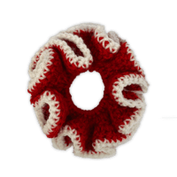 Scrunchie ⋆  Red & White