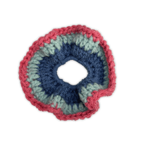 Scrunchie ⋆  Blue & Pink