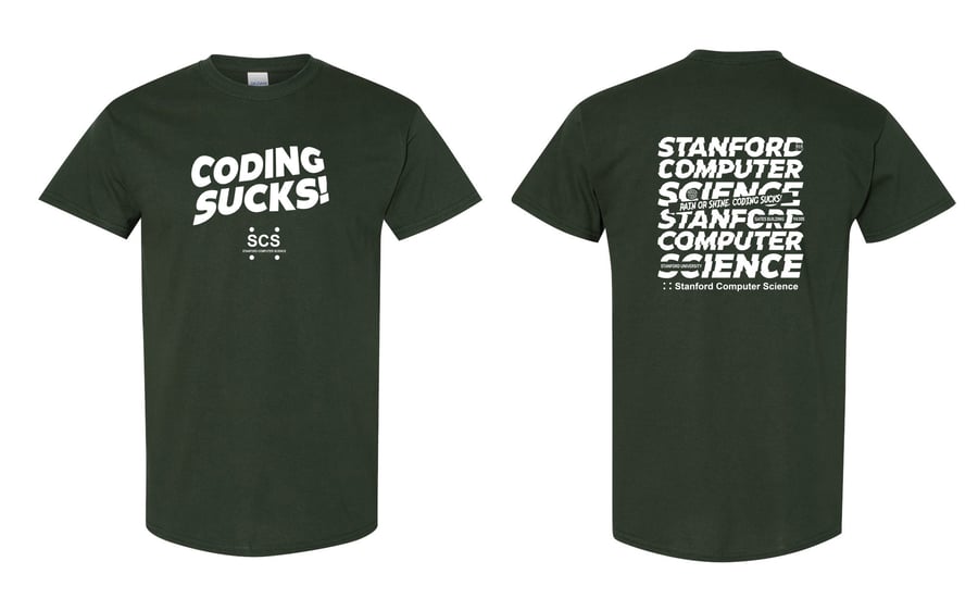 Image of Stanford CS Unofficial Contest Hoodie and T-Shirt Design