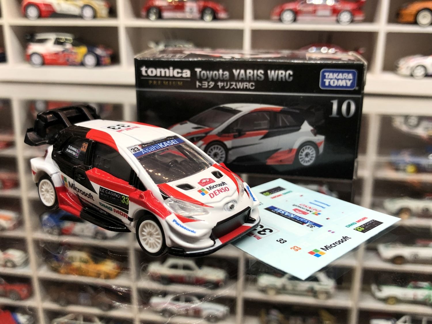 DECALS! Toyota Yaris WRC for Tomica 