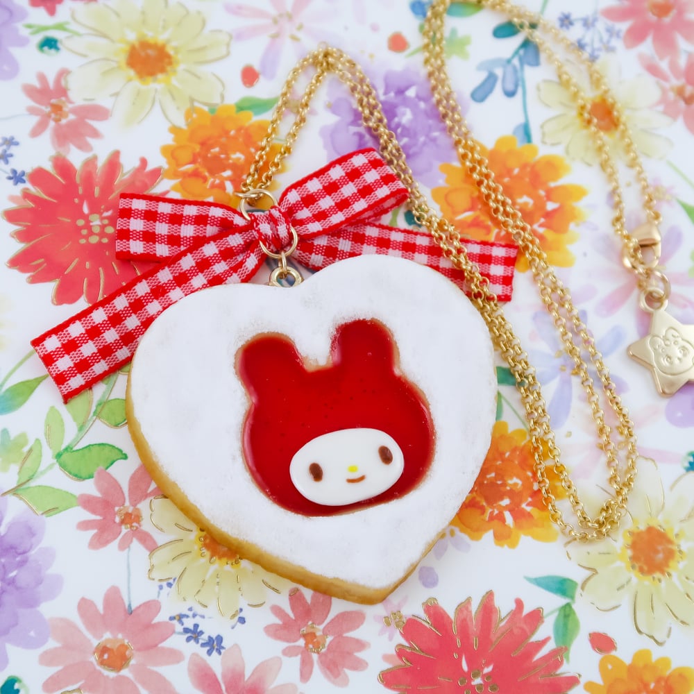 My Melody Linzer Cookie Necklace