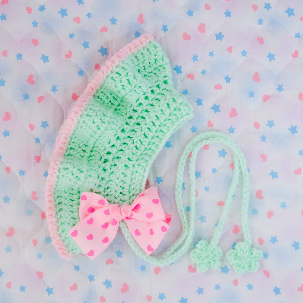 Crochet Ruffle Headdress: 06