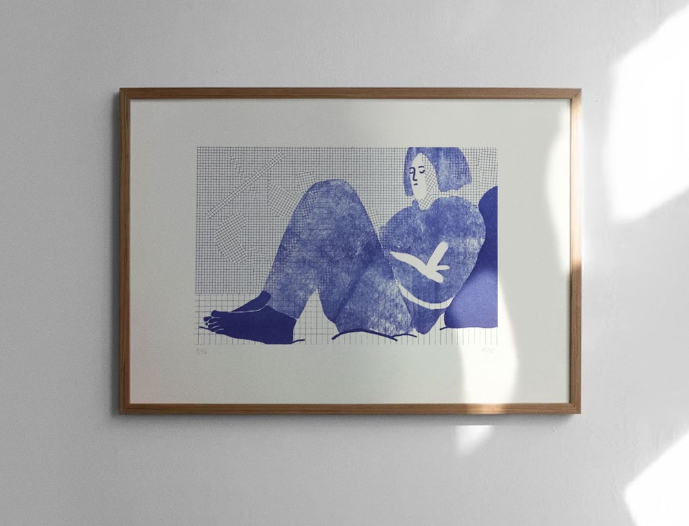 Image of DREAMING GIRL PRINT