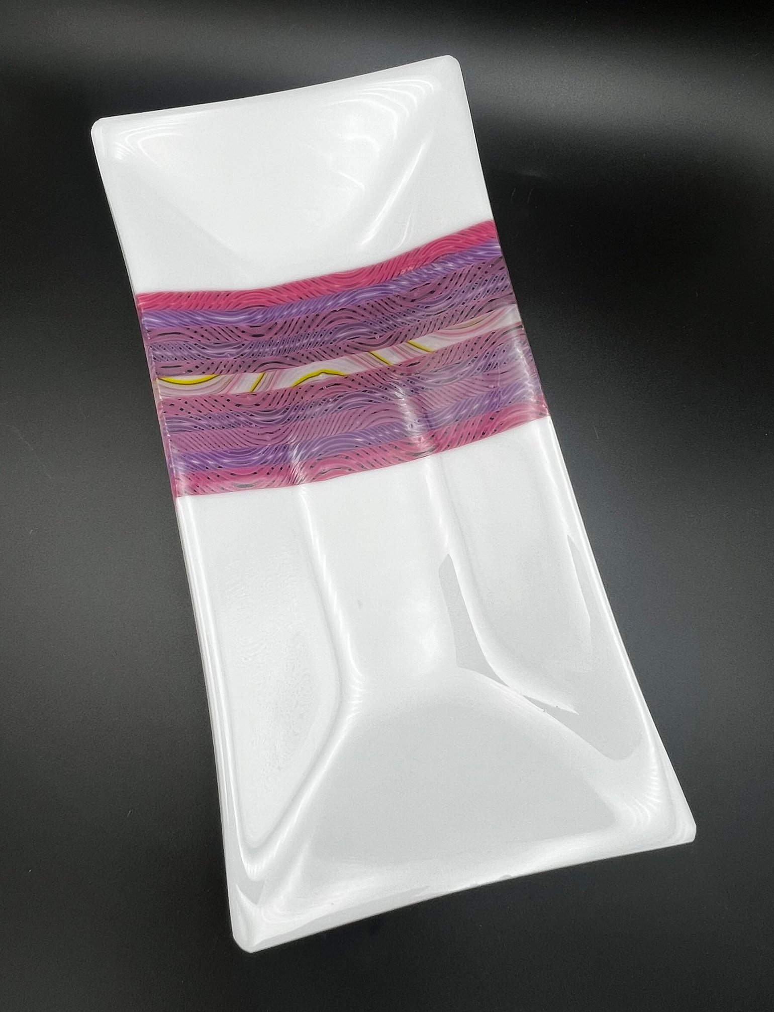 Image of Pink Stripe Tray