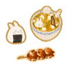 single bunnies and food stickers 