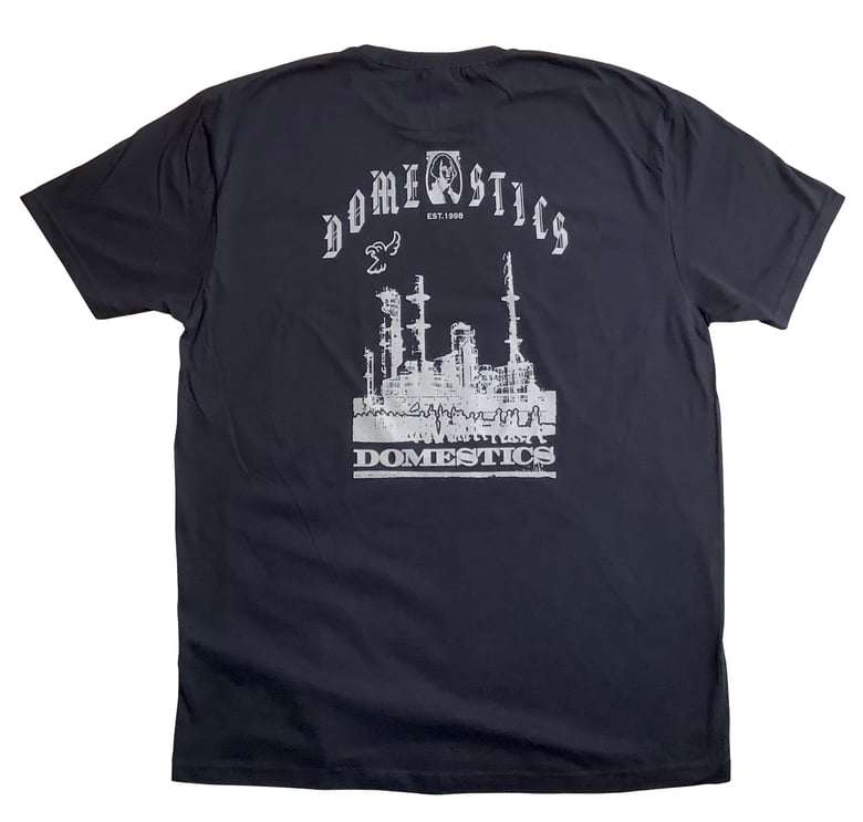 Image of DOMEstics. Factory Scene T-shirt