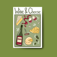 Image 1 of WINE & CHEESE