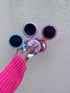 Mini Kawaii Mirror and Hairbrush - Pink Image 4