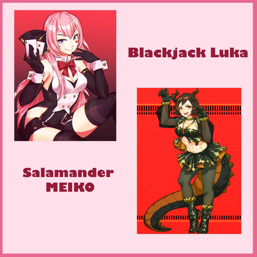 Image of Vocaloid Mini Prints by Toadsterz