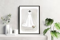 Image 1 of Bespoke Wedding Gift Dress illustration