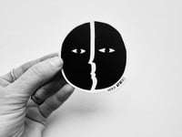 "In the Face of the Moon" Stickers