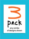 3 Pack - greeting card