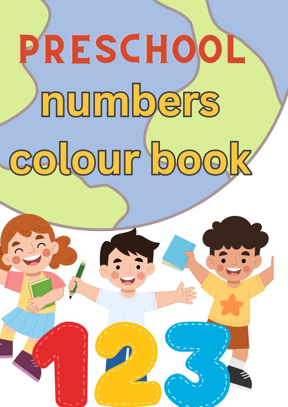 Image of  Children Numbers Colour Book