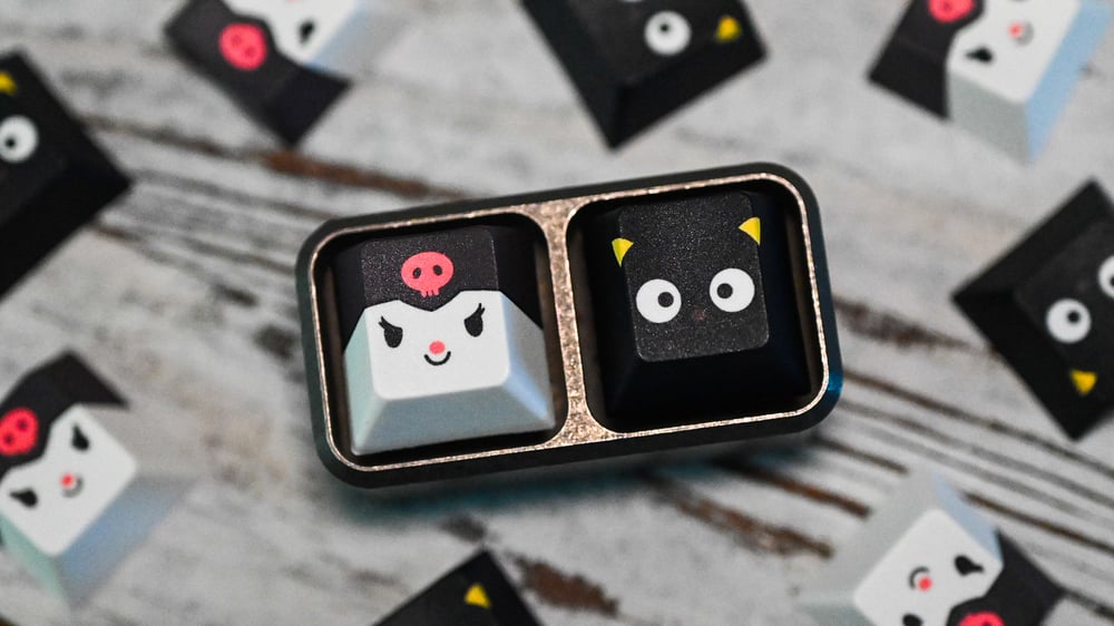 Image of KUROMI & CHOCOCAT KEYCAP SET