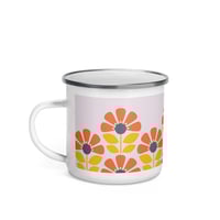 Image 1 of Pink Enamel Mug