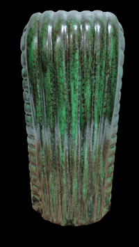 Image 4 of Large 12" Ceramic Ku Tiki Statue Vintage Jamar Mallory Mold MALACHITE