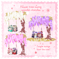 Image 1 of Wooden Tree Swing Standee