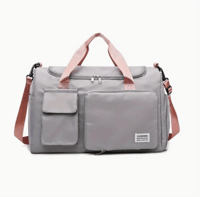 Image 2 of Portable Large Capacity Tote Bag Travel Luggage Bag, Gym Bag Duffle Bag Handbag