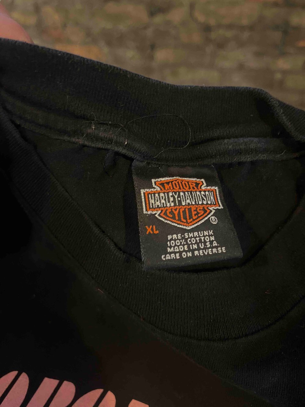 Image of Vintage Harley-Davidson Shirt XL - Moroney's Racing
