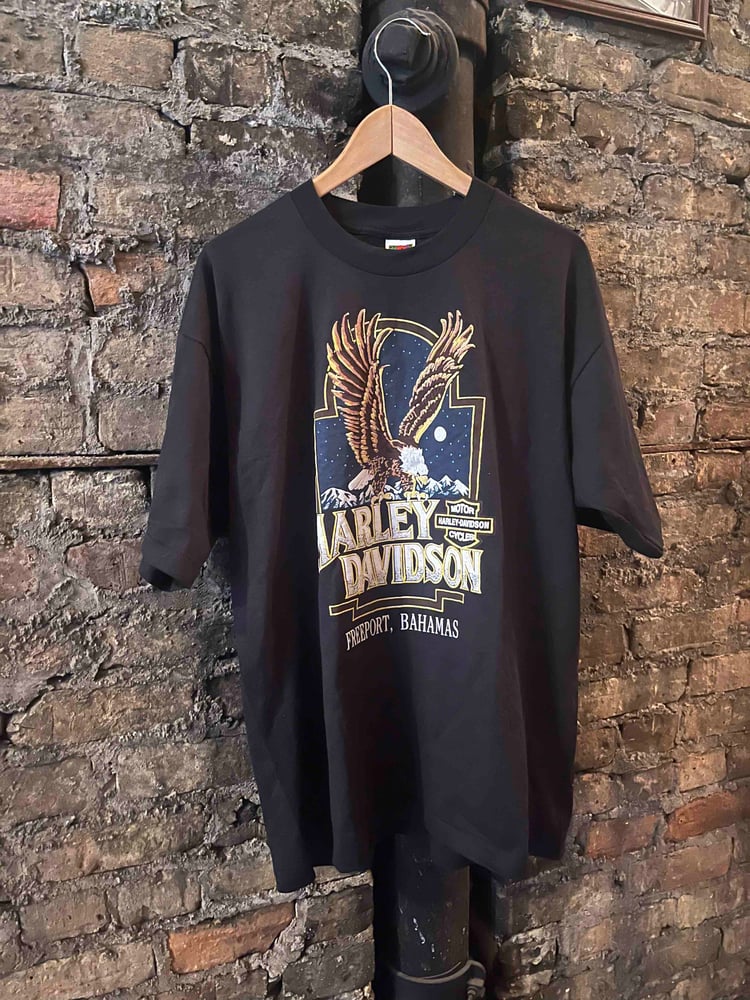 Image of Vintage Harley-Davidson Shirt XL - Bahamas