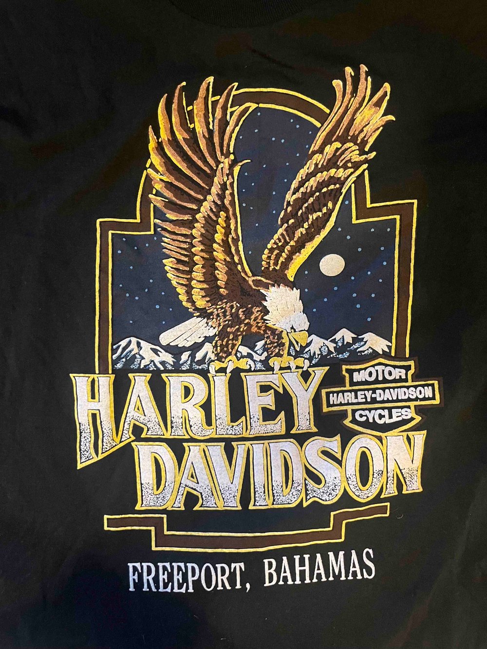Image of Vintage Harley-Davidson Shirt XL - Bahamas