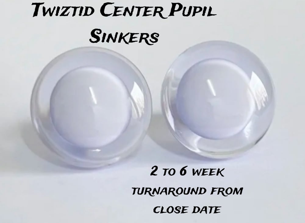 Preorder- Center Pupil Sinkers - Twiztid Pupil - Closes 5/14