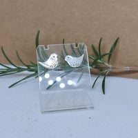 Image 3 of Silver Dove Studs (SJ067)