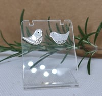 Image 4 of Silver Dove Studs (SJ067)