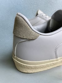 Image 5 of Touch ground white leather German Army trainer sneaker 