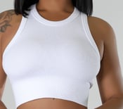 Image of Ribbed Sleeveless Seamless Top 