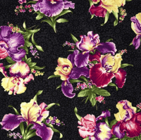 Image 3 of IRRESISTIBLE IRIS 2.5" Pinwheel by Ann Lauer of Grizzly Gulch for Benartex