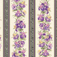 Image 12 of IRRESISTIBLE IRIS 2.5" Pinwheel by Ann Lauer of Grizzly Gulch for Benartex