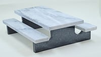 Image 2 of Picnic table/grey/black