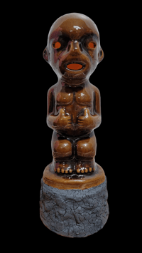 Image 1 of Tiki Classics Steve Crane Tribute Lamp Limited Edition #3 of 100 w/flame bulb