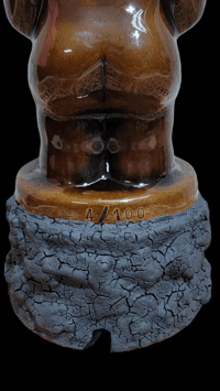 Image 4 of  Tiki Classics Steve Crane Tribute Lamp Limited Edition #4 of 100 w/flame bulb
