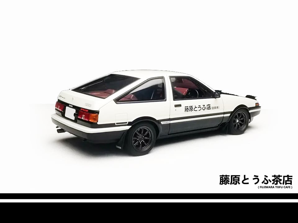 1:18 Toyota AE86 Limited Edition Diecast Model Car | Fujiwara Tofu