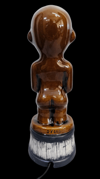 Image 3 of Tiki Classics Steve Crane Tribute Lamp Limited Edition #7 of 100 w/flame bulb