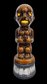 Image 1 of Tiki Classics Steve Crane Tribute Lamp Limited Edition #7 of 100 w/flame bulb