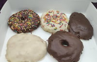 BOX OF ASSORTED JUMBO VEGAN DONUTS