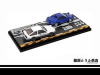Image 2 of 1:64 Toyota AE86 Zenki Hatch & Toyota MR2 Diecast Model Car
