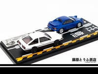 Image 4 of 1:64 Toyota AE86 Zenki Hatch & Toyota MR2 Diecast Model Car