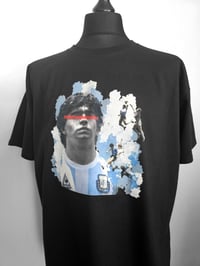 Image 2 of Maradona 86 black tee
