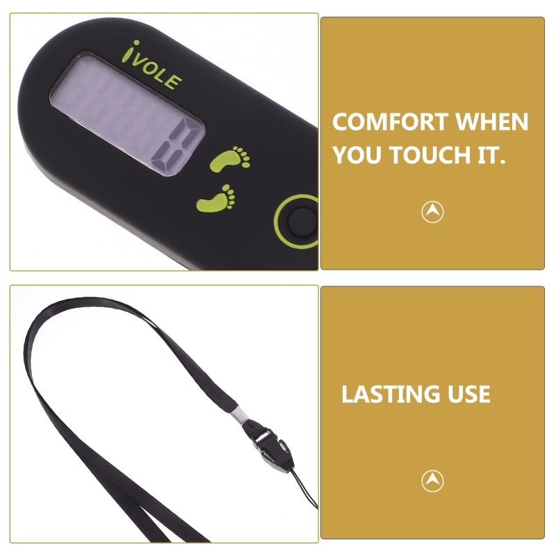 Single Function 3D Electronic Pedometer Sports Pedometer Fitness Information Tool Sports Supplies