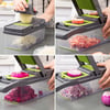 14 in 1 Multifunctional Vegetable Chopper Onion Chopper Handle Food Grate Food Chopper Kitchen