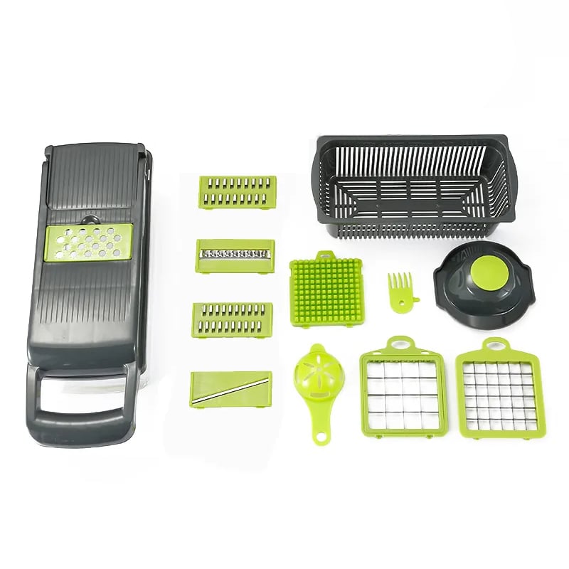 14 in 1 Multifunctional Vegetable Chopper Onion Chopper Handle Food Grate Food Chopper Kitchen