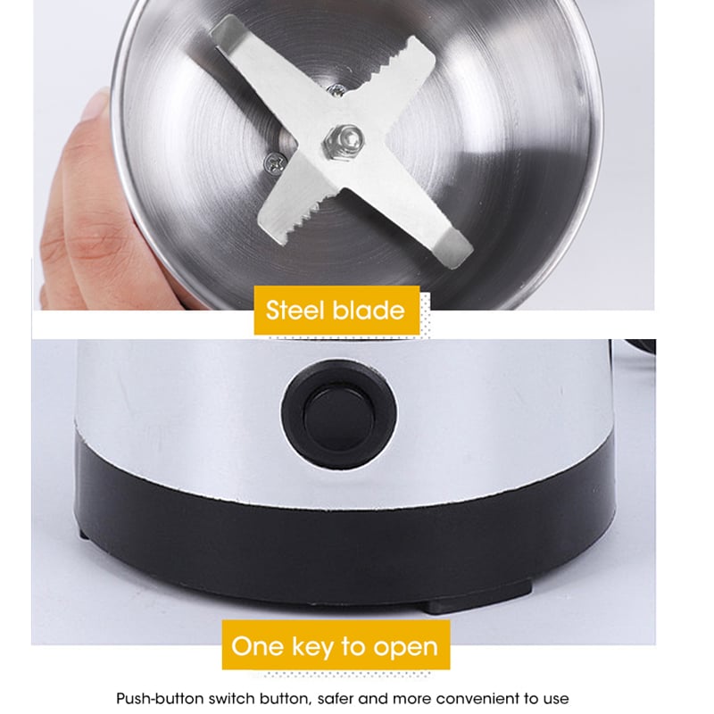 Electric Coffee Grinder Kitchen Cereals Nuts Spices Beans Flour Spice Grains Grinder Machine