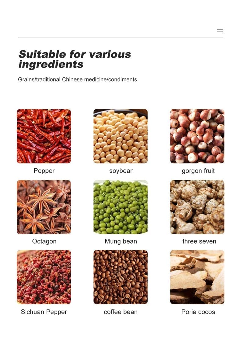 Electric Coffee Grinder Kitchen Cereals Nuts Spices Beans Flour Spice Grains Grinder Machine