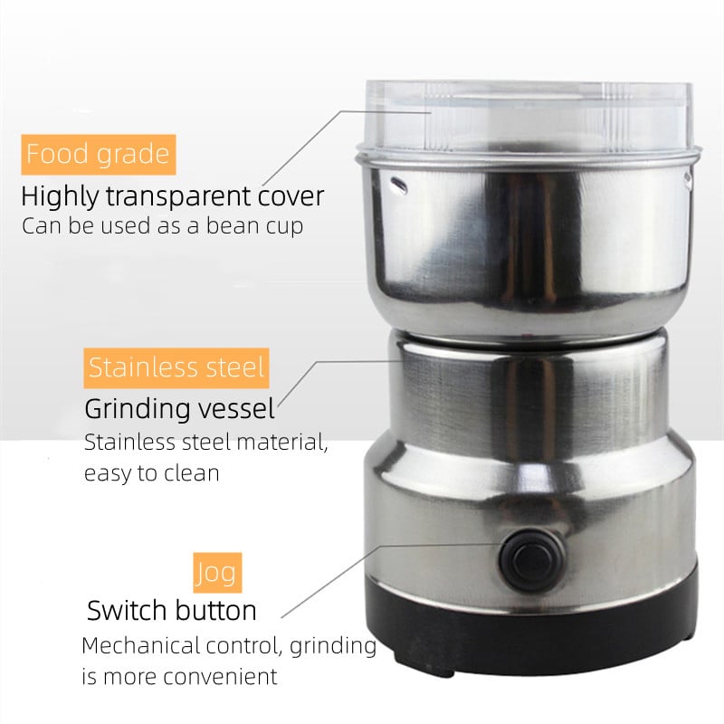 Electric Coffee Grinder Kitchen Cereals Nuts Spices Beans Flour Spice Grains Grinder Machine