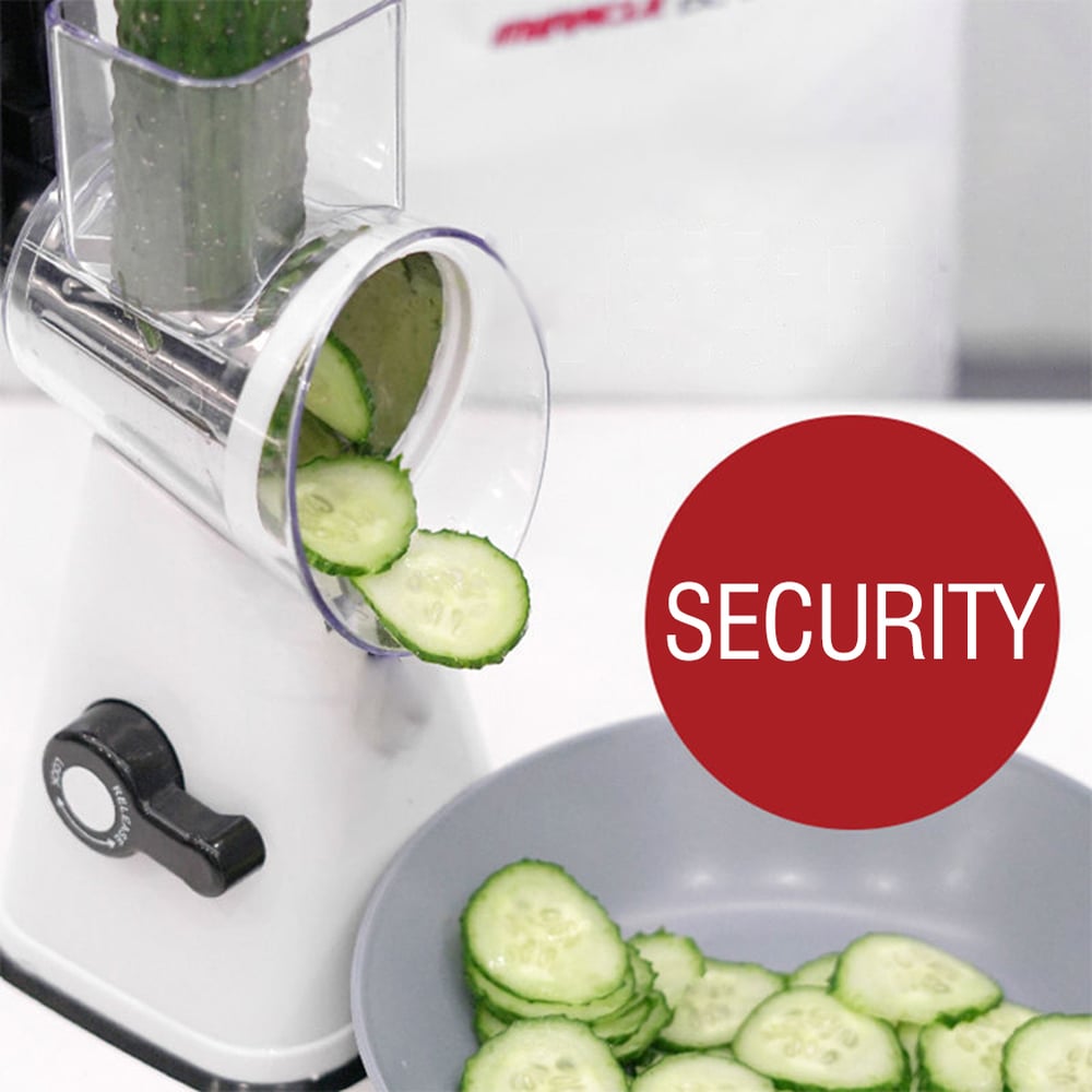 Vegetable Slicer Manual Kitchen Accessories Vegetable Chopper 3 in 1 Round Grater Cutter