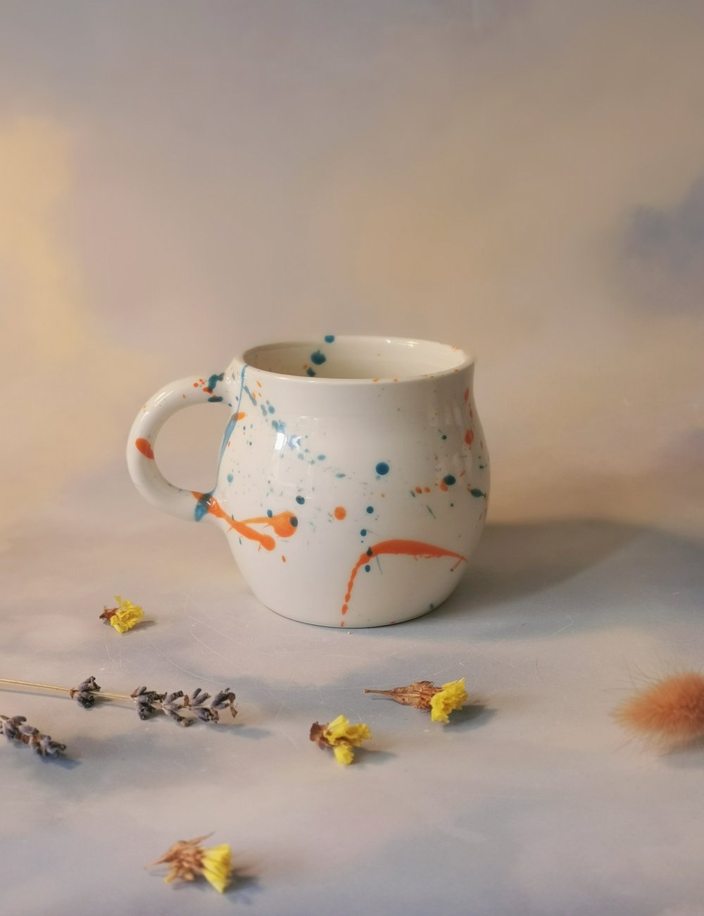 Image of Porcelain Splattered Mug